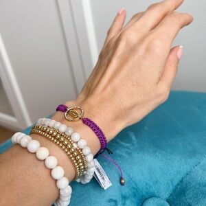 Juicy Couture Pave Crown Friendship Bracelet. NWT